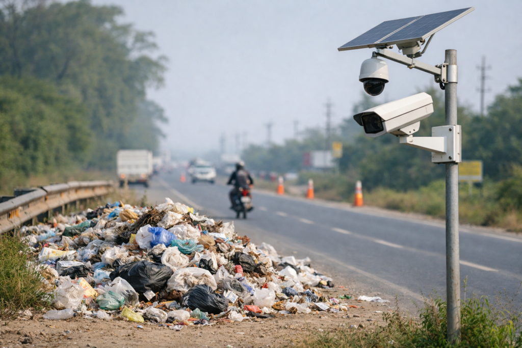 ऊधम सिंह नगर को स्वच्छ बनाने की कवायद तेज, हाईवे किनारे कूड़ा पॉइंट्स पर लगेंगे CCTV कैमरे